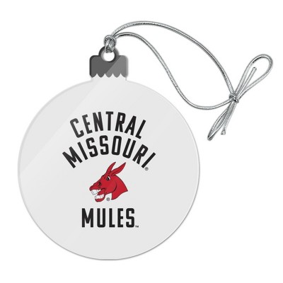 University of Central Missouri Mules Acrylic Christmas Tree Holiday Ornament