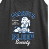 Women's - Peanuts - Peanuts Sleep Society Graphic Racerback Tank - 2 of 4