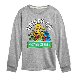 Boys' - Sesame Street - Raised On Street-Toddler and Youth Long Sleeve T-Shirt Long Sleeve Graphic T-Shirt - 1 of 3