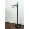 Vintage Freestanding Towel Rack Oil Rubbed Bronze - Kingston Brass: Elegant Brass Bathroom Towel Stand - 3 of 4