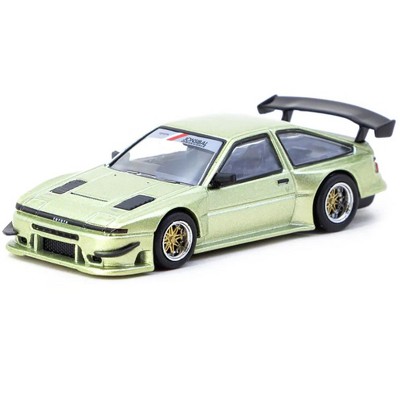 Toyota Sprinter Trueno AE86 Widebody RHD "Jonsibal Designworks" Green Metallic "Global64" 1/64 Diecast Model by Tarmac Works