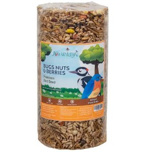 JCS Wildlife Bugs, Nuts and Berries Premium Bird Seed Small Cylinder, 1.5 lb - 1 of 4