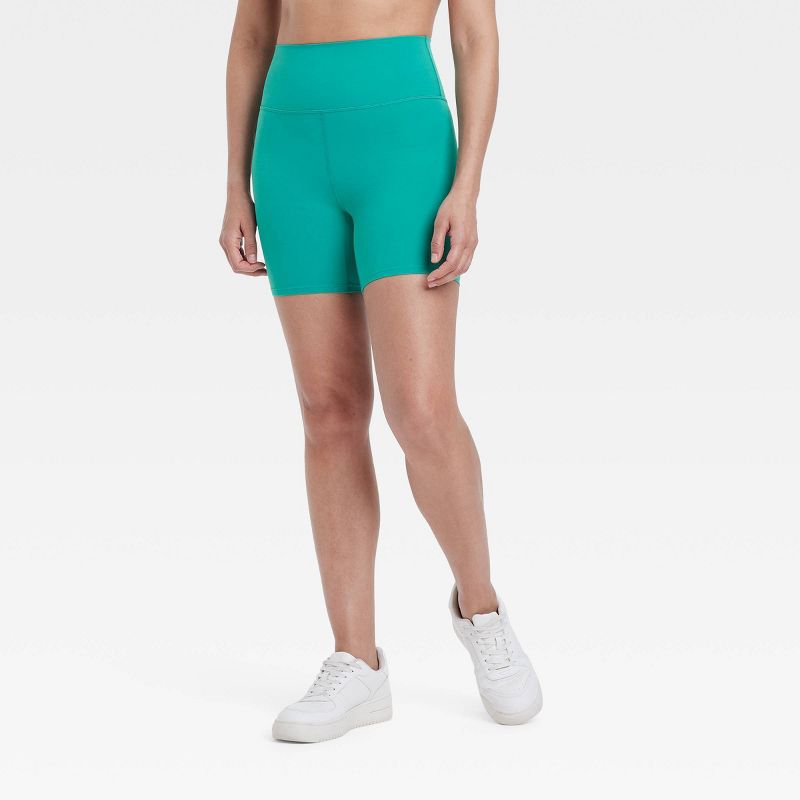 Women's Everyday Soft Ultra High-Rise Bike Shorts 6" - All In Motion™, 1 of 18