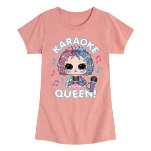 Girls' - LOL Surprise! - Karaoke Queen Fitted Short Sleeve Graphic T-Shirt - 1 of 4