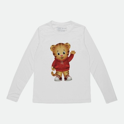 Vapor Apparel Daniel Tiger Toddler UPF 50+ Sun Protection Long Sleeve Rash Guard Swim Shirt