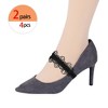 INSPIRE CHIC Women's Detachable Adjustable Elastic Lace Shoe Heels Strap - 4 of 4