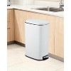 Coucheta 13 Gal Slim Kitchen Trash Can - Narrow Stainless Steel with Removable Inner Bucket & Soft Close Lid for Home, Kitchen, Available in Colors - 2 of 4