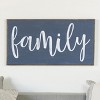 VIP Wood 31.5 in. Blue Family Script Wall Sign - 2 of 4