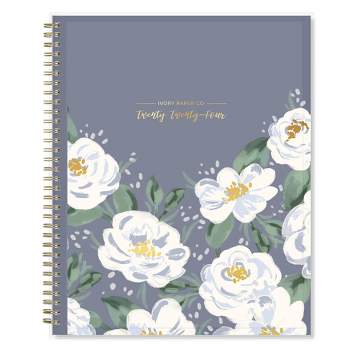 Ivory Paper Co 2024 Planner 11"x8.5" Weekly/Monthly Wirebound Celine Navy