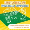 Strictly Briks Large Classic Stackable Baseplates, For Building Bricks, Bases for Tables, Mats, and More, Green, 1 Piece, 10x10 Inches - image 4 of 4