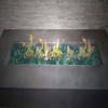 Resenkos Natural Gas Fire Pit Table, Gas Fire Pits for Outside Patio with Auto-Ignition, Gray - 3 of 4