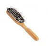 Bass Brushes Shine & Condition Hair Brush Premium Bamboo Handle with Premium 100% Pure Firm Natural Boar Bristles + Nylon Pin 9 Row - 3 of 4