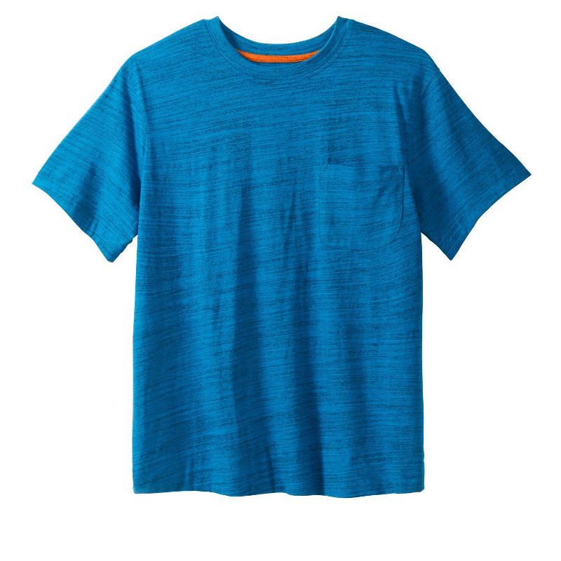 Boulder Creek by KingSize Men's Big & Tall  Heavyweight Crewneck Pocket T-Shirt, 1 of 2