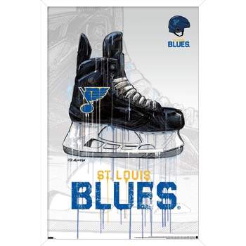 Trends International NHL St. Louis Blues - Drip Skate 21 Framed Wall Poster Prints