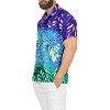 HAPPY BAY Mens Hawaiian Shirts Short Sleeve Button Down Shirt Men's Tropical Shirts Casual Vacation Summer Party Caribbean Shirts Funny - 4 of 4