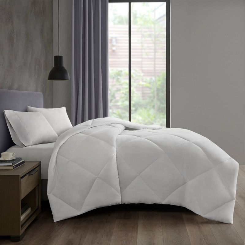 Oversized Down Alternative Comforter with HeiQ Smart Temp Treatment Duvet Comforter Insert, 3 of 10