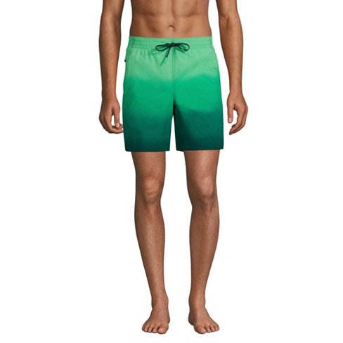 Lands End Men s 7 Volley Swim Trunks 2x Large Deep Balsam wintergreen Ombre Target