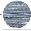 Coucheta Modern Geometric Area Rug Machine Washable Non-Slip Low Pile Carpet for Living Room Bedroom,  Multi-Color & Size - 2 of 4
