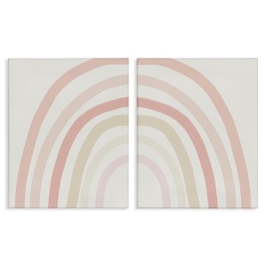 Stupell Industries Children's Soft Pastel Rainbow Shape, 16" x 20" - 1 of 4