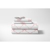 Sweet Jojo Designs Girl Queen Sheet Set Ballerina and Ballet Bows Pink and White 4pc - 2 of 4