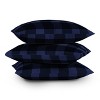 16"x16" Allyson Johnson Woodsy Plaid Square Throw Pillow Blue - Deny Designs: Abstract Design, Removable Cover, Indoor Use - 3 of 4