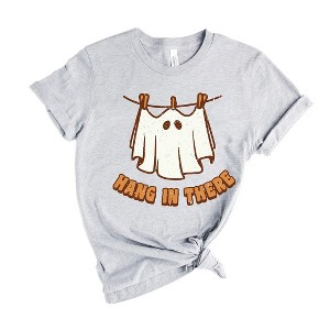 Simply Sage Market Women's Hang In There Ghost Short Sleeve Graphic Tee - 1 of 3