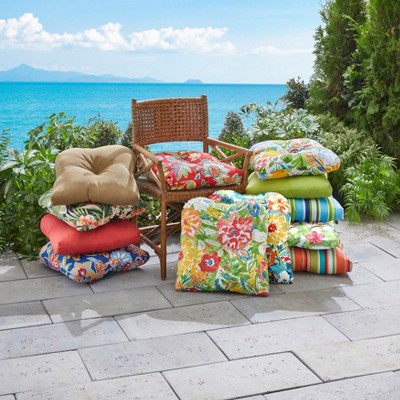 Carolina Multicolor Tufted Polyester Outdoor Chair Cushion