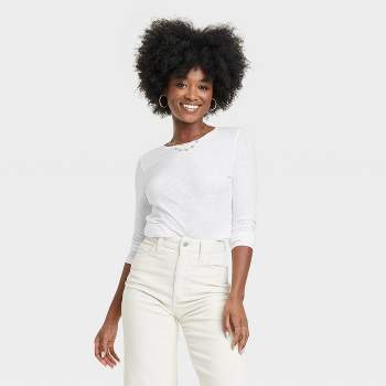 Women's Slim Fit Long Sleeve T-Shirt - Universal Thread™