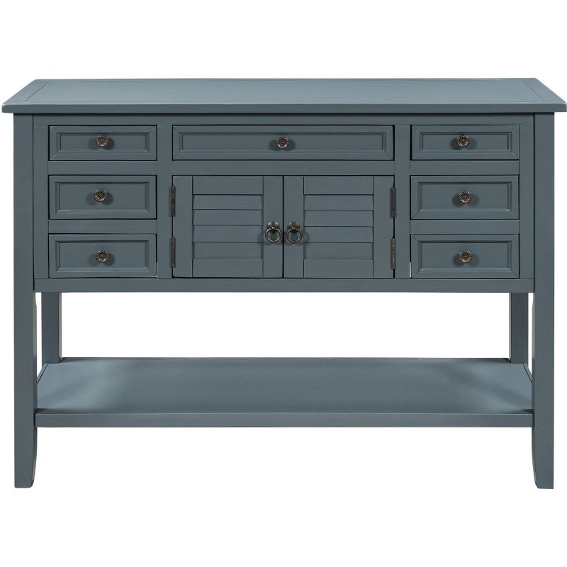 44.5''Decorative Storage Cabinet, Modern Console Table for Living Room with 7 Drawers and 1 Shelf - Maison Boucle, 2 of 9