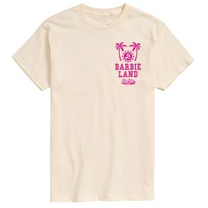 Men's - Barbie - Barbie Land Palm Trees & Sun Short Sleeve Graphic T-Shirt - 1 of 4