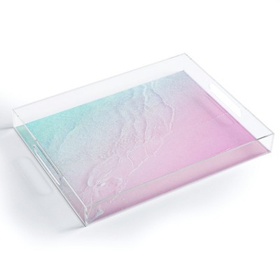 Gale Switzer Seashore Violet Mist Medium Acrylic Tray - Deny Designs