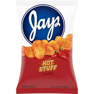 Jays Potato Chips Hot Stuff - 10oz - 1 of 4