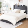COMHOMA Metal Platform Bed Frame with Headboard,  3 Storage Drawers, Type-C&USB Ports - 4 of 4