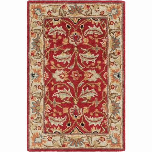 Mark & Day Cochrane 4'x6' Rectangle Tufted Indoor Area Rugs Dark Red ...