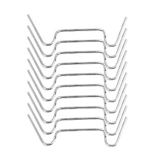 Unique Bargains Universal Replacement Motorcycle Fastener Spring Clip for Square Headlight 10 Pcs - 1 of 4