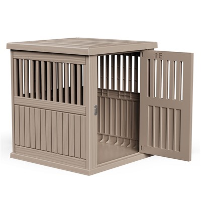 Dolonm Furniture-Style Durable Dog house Furniture with Lockable Door,for Small Medium Large Dogs
