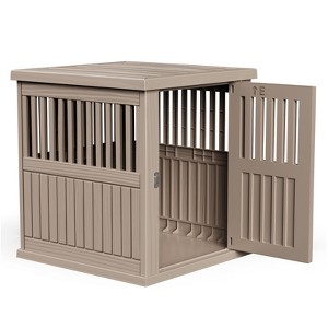 Dolonm Furniture-Style Durable Dog house Furniture with Lockable Door,for Small Medium Large Dogs - 1 of 4