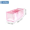 Unique Bargains Foldable Drawer Organizers Storage Bins for Storing Socks Underpants Ties 4 Pcs - 2 of 3