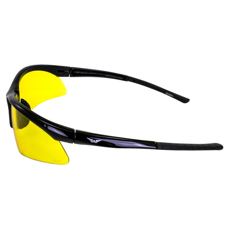 Global Vision Ambassador Safety Motorcycle Glasses with Silver Lenses, 3 of 7