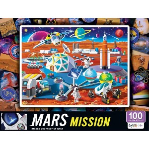 MasterPieces 100 Piece Puzzle for Kids - NASA Mars Mission - 11.5"x15" - 1 of 4