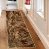 Bohemian Modern Abstract Vintage Indoor Runner or Area Rug by Blue Nile Mills - 2 of 4