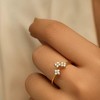 Hollywood Sensation Radiance Unique Open Ring with AAAAA Cubic Zirconia - 2 of 3