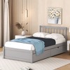 Twin Size Platform Bed with 2 Drawers for Bedroom - 3 of 4