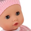 Gotz Muffin Hedgehog 13" Soft Body Baby Doll with Bald Head in Pink Velour - 3 of 4