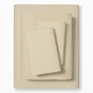 Makemake Organics GOTS Certified Organic Cotton Kids Sheet Set - Oat - 1 of 4