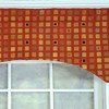 RLF Home Modern Design Classic Fair And Square Arch Style Window Valance  50" x 17" Multicolor - 3 of 4