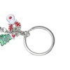 Unique Bargains Christmas Keychain Double Ring Zinc Alloy Multi-colored 1 Pc - 3 of 3