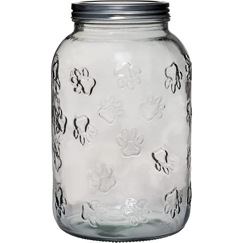 Transparent Glass Storage Jar With Airtight Lid - Perfect For