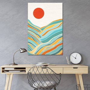 iCanvas Sunset Landscape by Modern Tropical Canvas Print Wall Art - 1 of 3