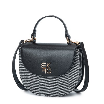 MKF Collection Heloise Crossbody Women's Handbag Herringbone Fashion Purse by Mia K